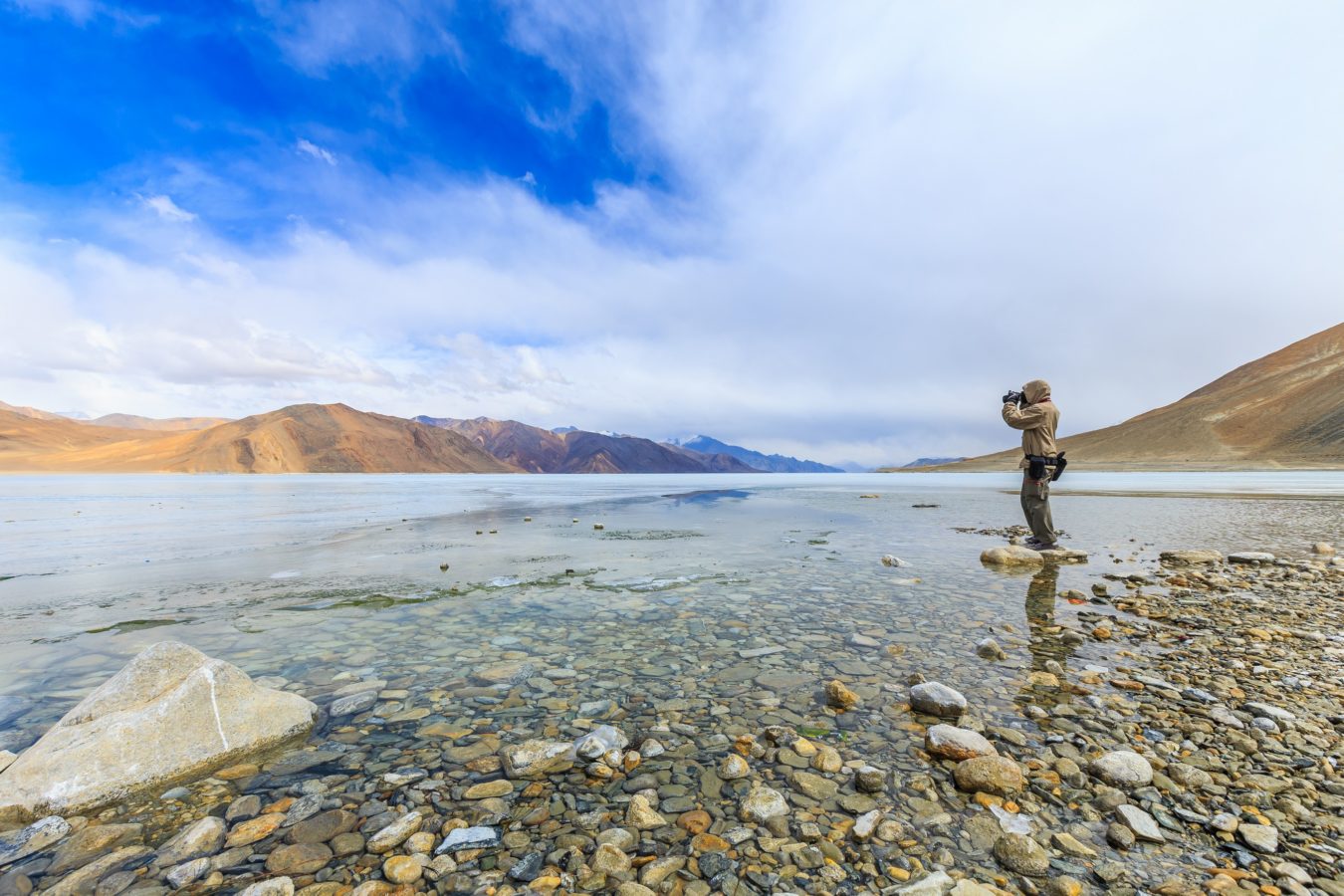 Leh-Pangong lake (145 kms / 5 hrs)